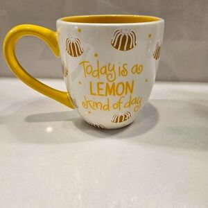 Coton Colors Nothing Bundt Cake Coffee Mug "Today is a LEMON kind of day"